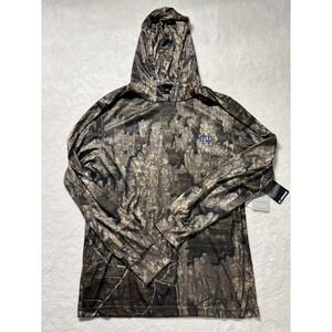 Notre Dame Camo Real Tree X Colosseum LightWeight Hoodie Long Sleeve Men's L NWT